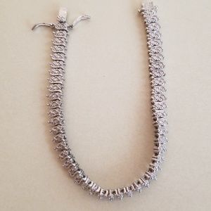 Diamond chip bracelet